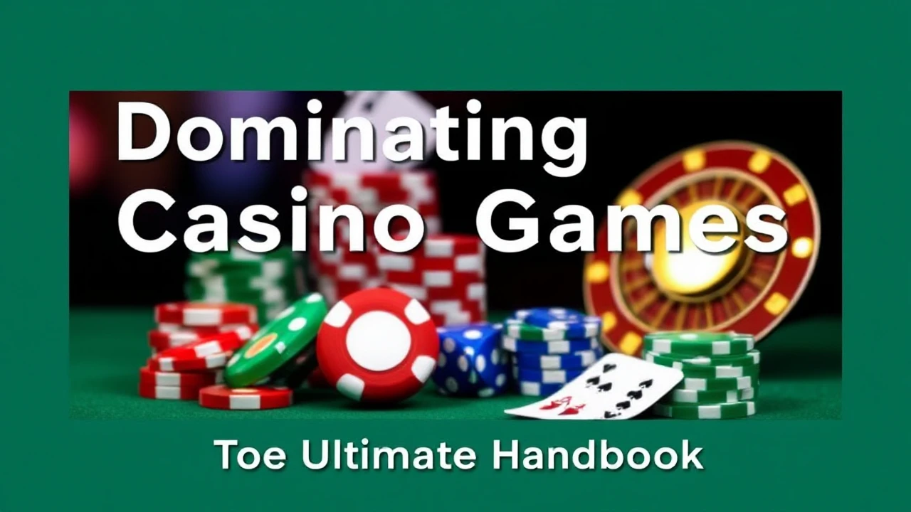 Dominating Casino Games: Your Ultimate Handbook