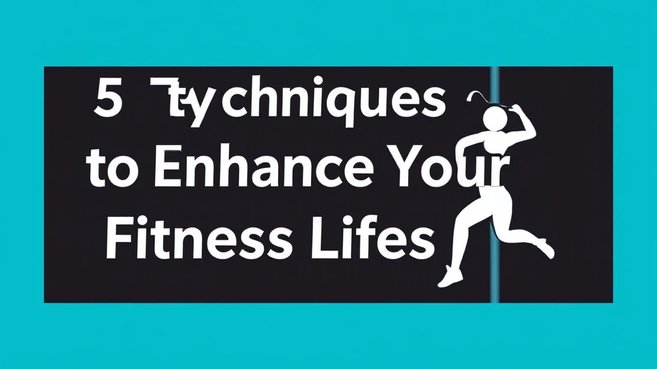 5 Stylish Techniques to Enhance Your Fitness Lifestyle