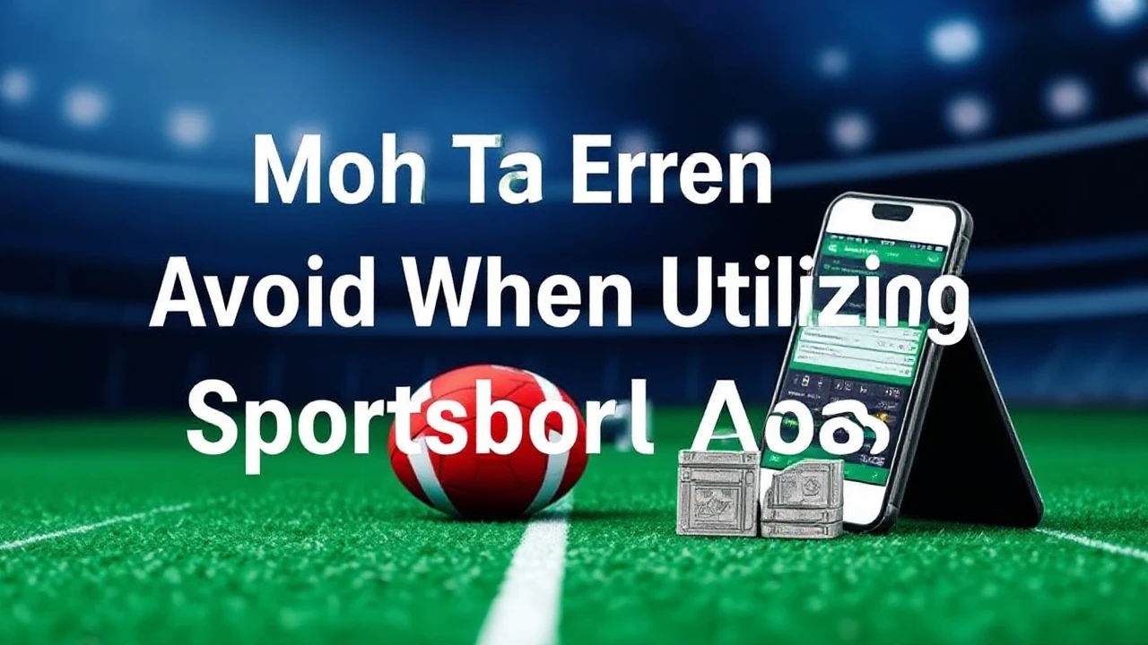 Major Ten Errors to Avoid When Utilizing Sportsbook Apps