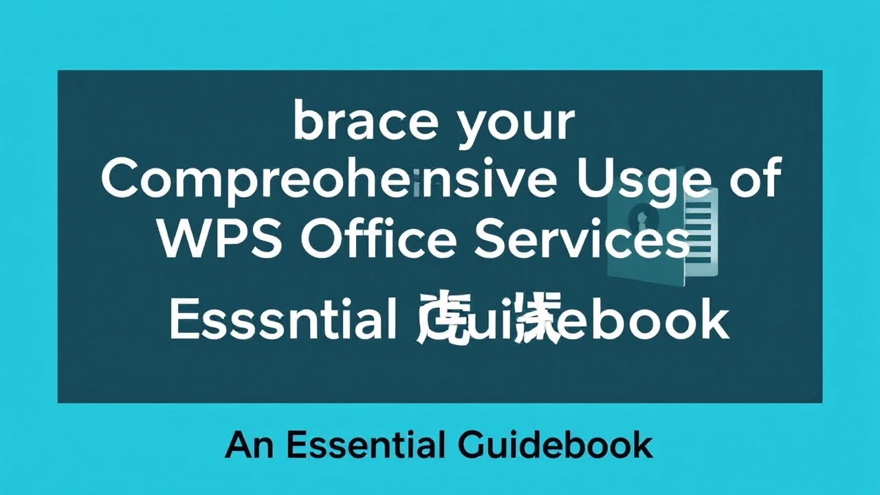 Embrace your Comprehensive Usage of WPS Office Services: An Essential Guidebook
