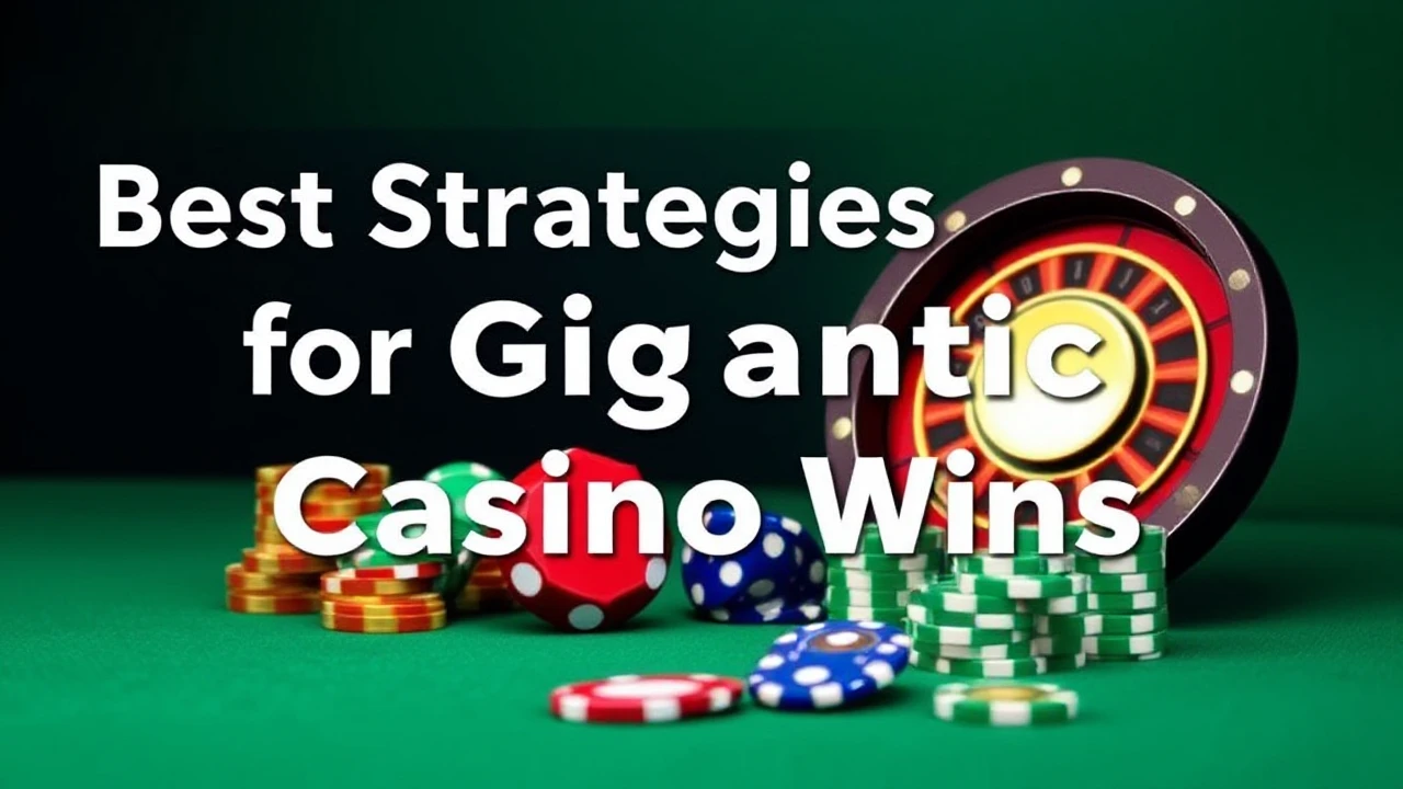 Best Strategies for Gigantic Casino Wins