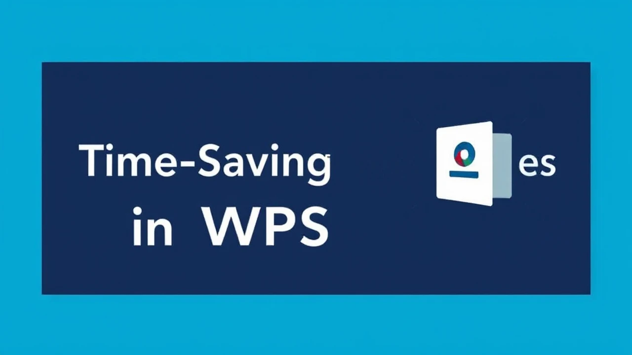 Increasing Effectiveness: Time-Saving Techniques in WPS Office