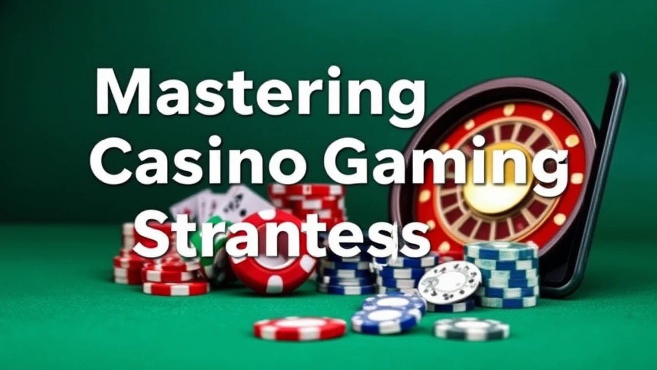 Mastering Casino Gaming Strategies: Tips and Tricks for Players