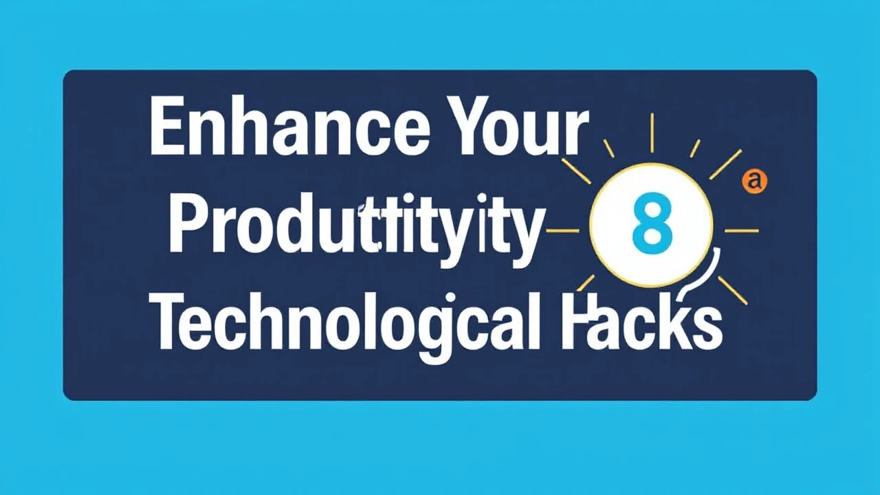 Enhance Your Productivity with These 10 Technological Hacks