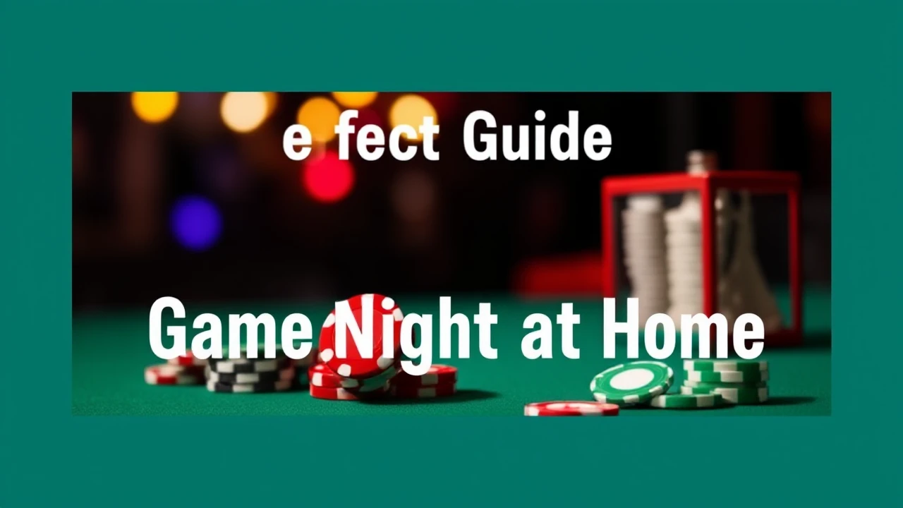The Perfect Guide to Hosting a Game Night at Home