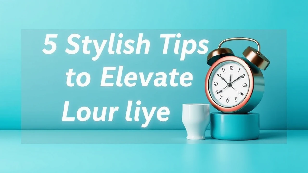 5 Stylish Tips to Elevate Your Lifestyle