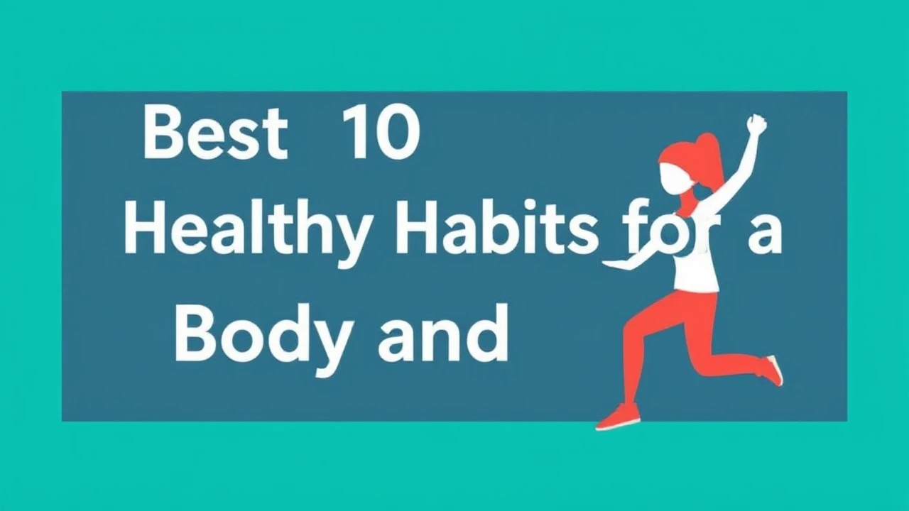 Best 10 Healthy Habits for a Energetic Body and Mind