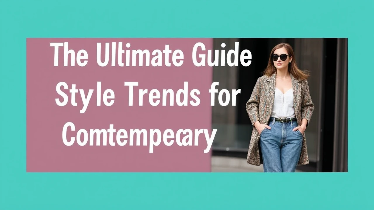 The Ultimate Guide to Style Trends for Contemporary Females