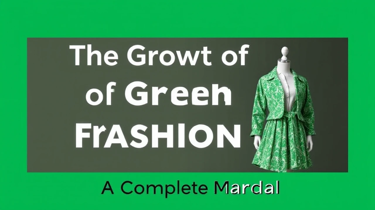 The Growth of Green Fashion: A Complete Manual