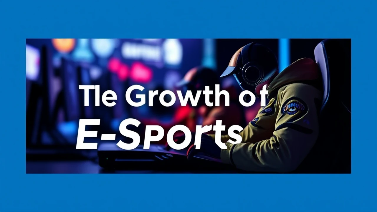 The Growth of E-Sports: A Peek into the Tomorrow of Competitive Gaming