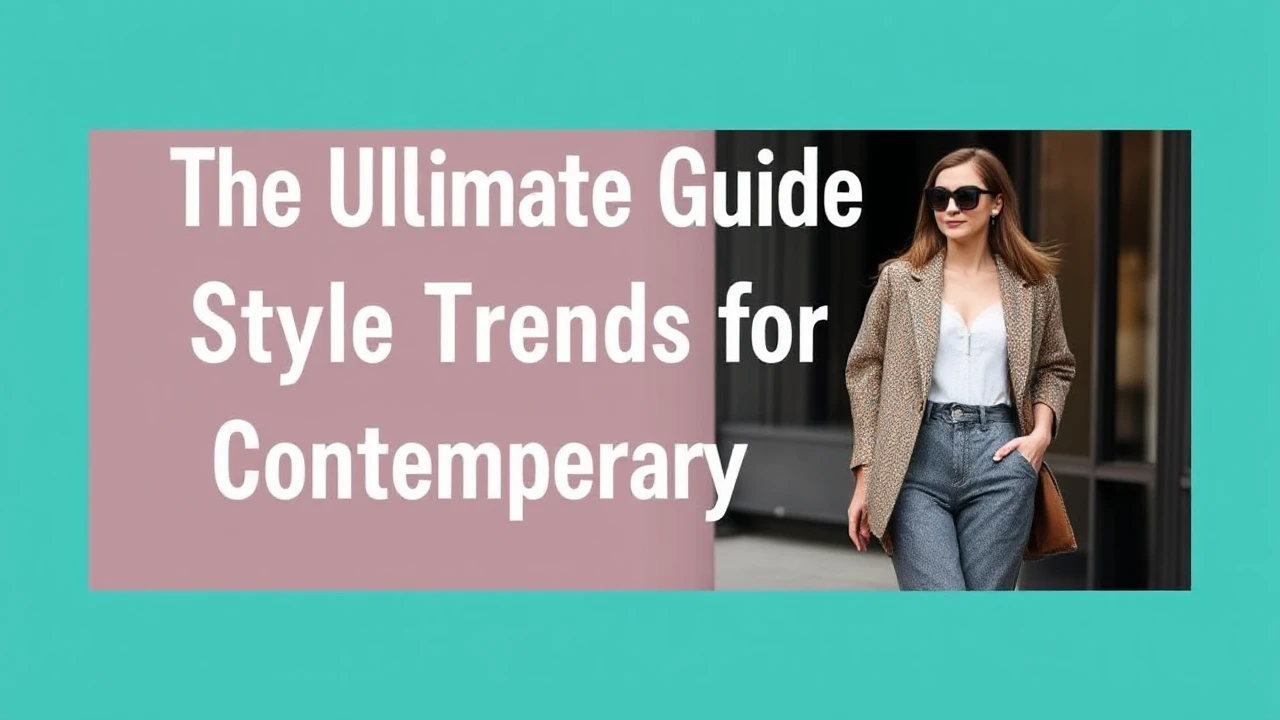 The Ultimate Guide to Style Trends for Contemporary Females