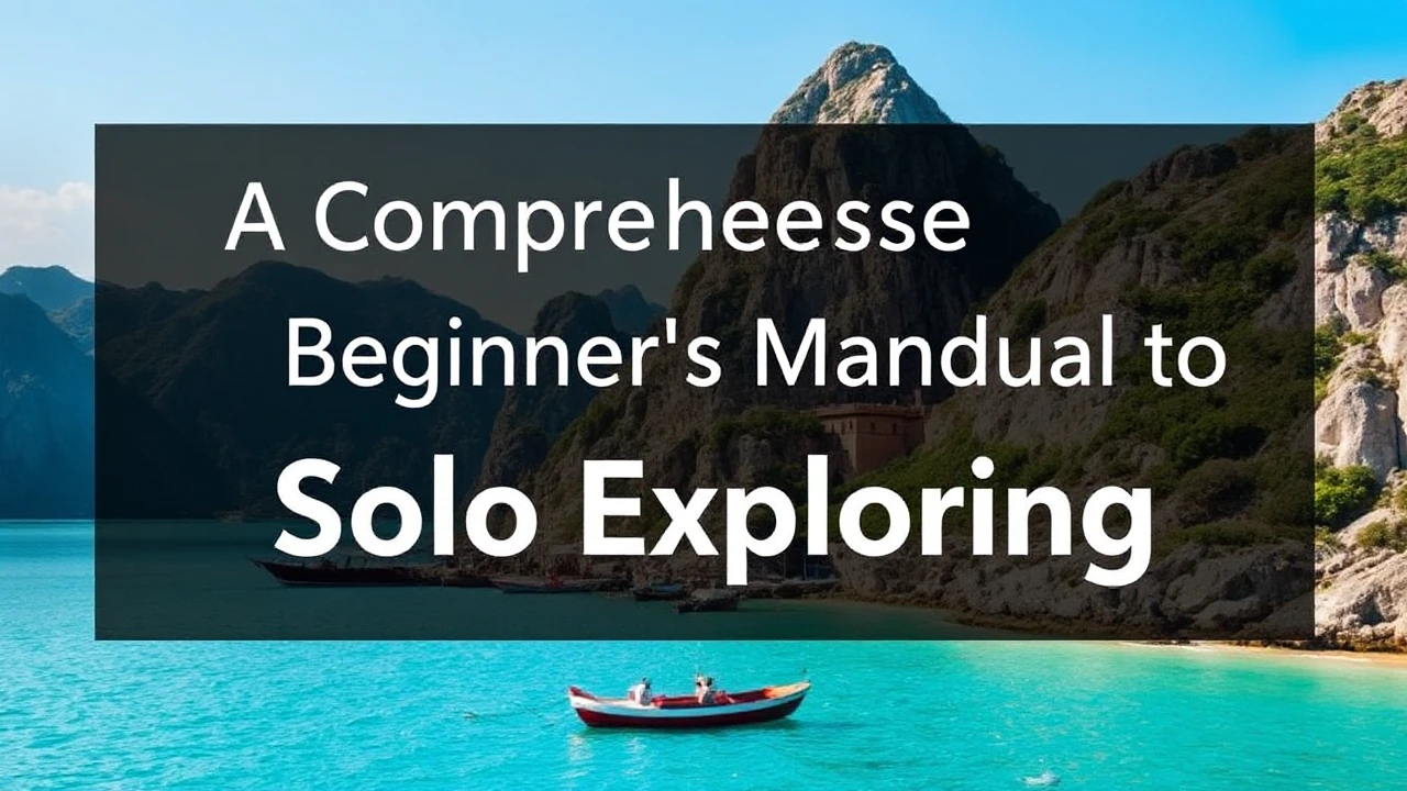 A Comprehensive Beginner's Manual to Solo Exploring