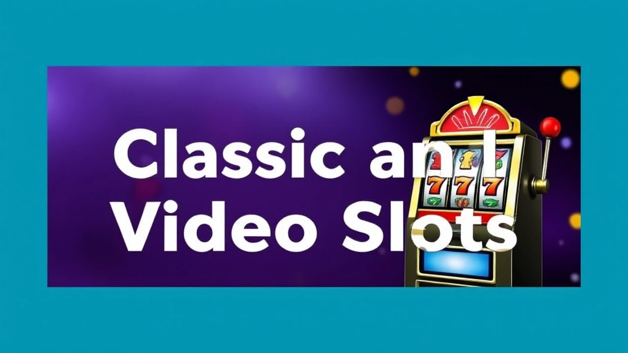 Introduction to Classic and Video Slots for Novices