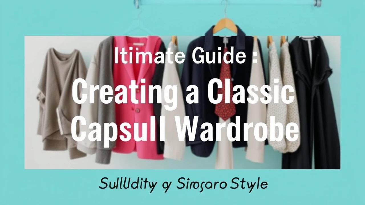 The Ultimate Guide to Creating a Classic Capsule Wardrobe