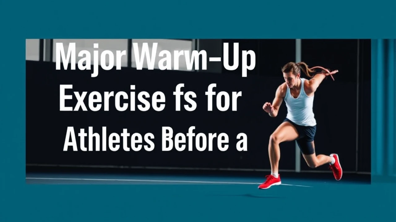 Major Warm-Up Exercises for Athletes Before a Workout