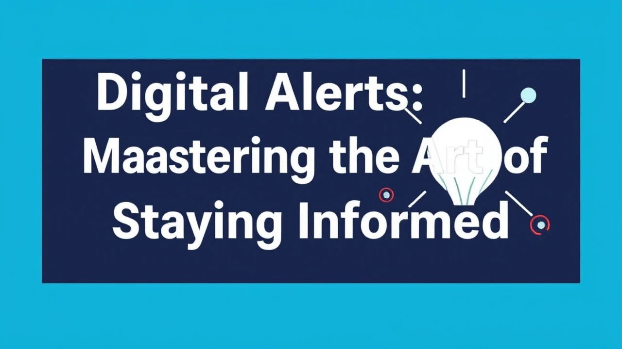 Digital Alerts: Mastering the Art of Staying Informed