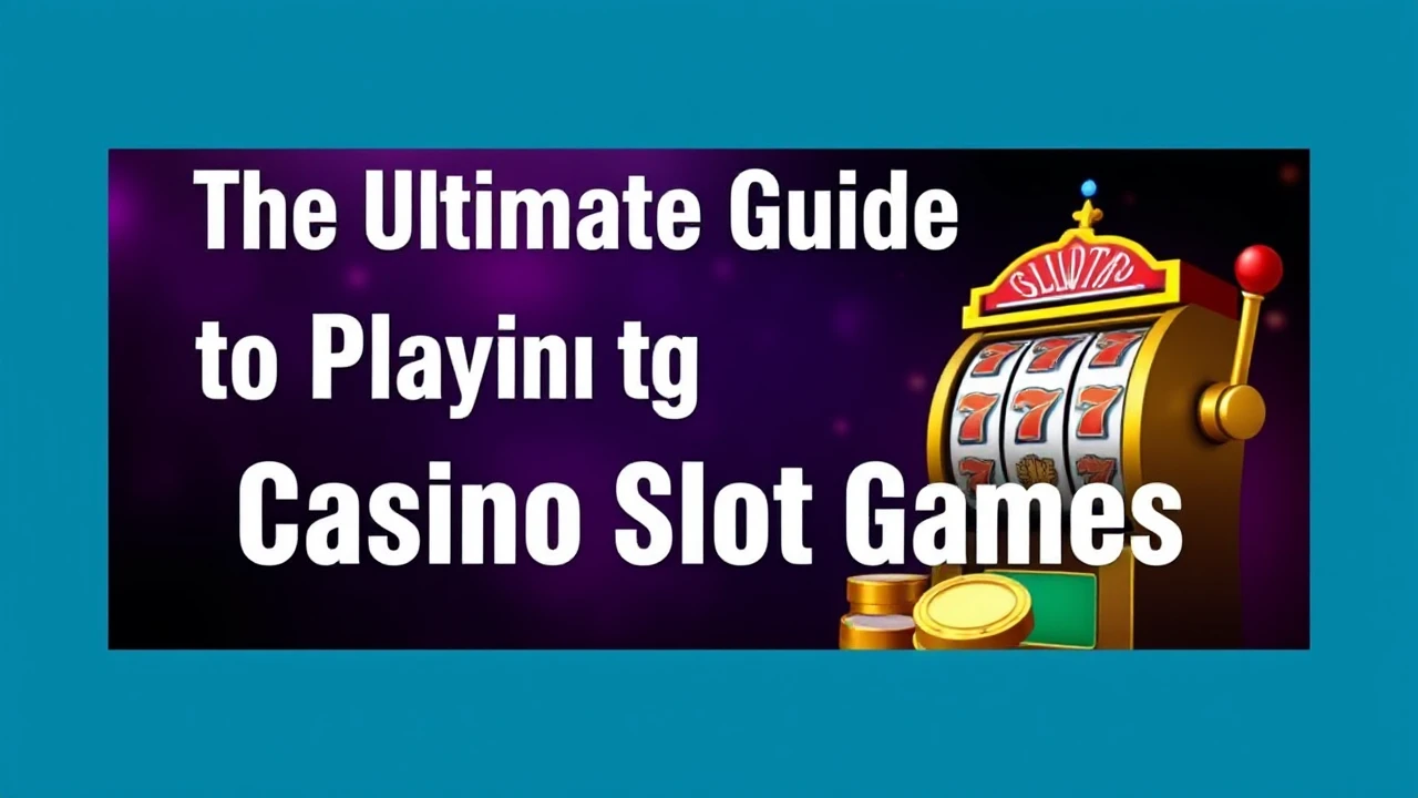 The Ultimate Guide to Playing Casino Slot Games