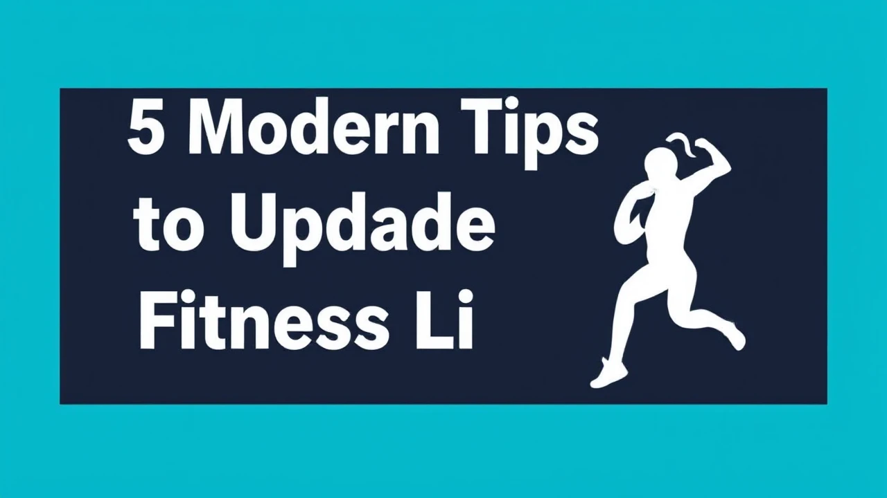 5 Modern Tips to Upgrade Your Fitness Lifestyle