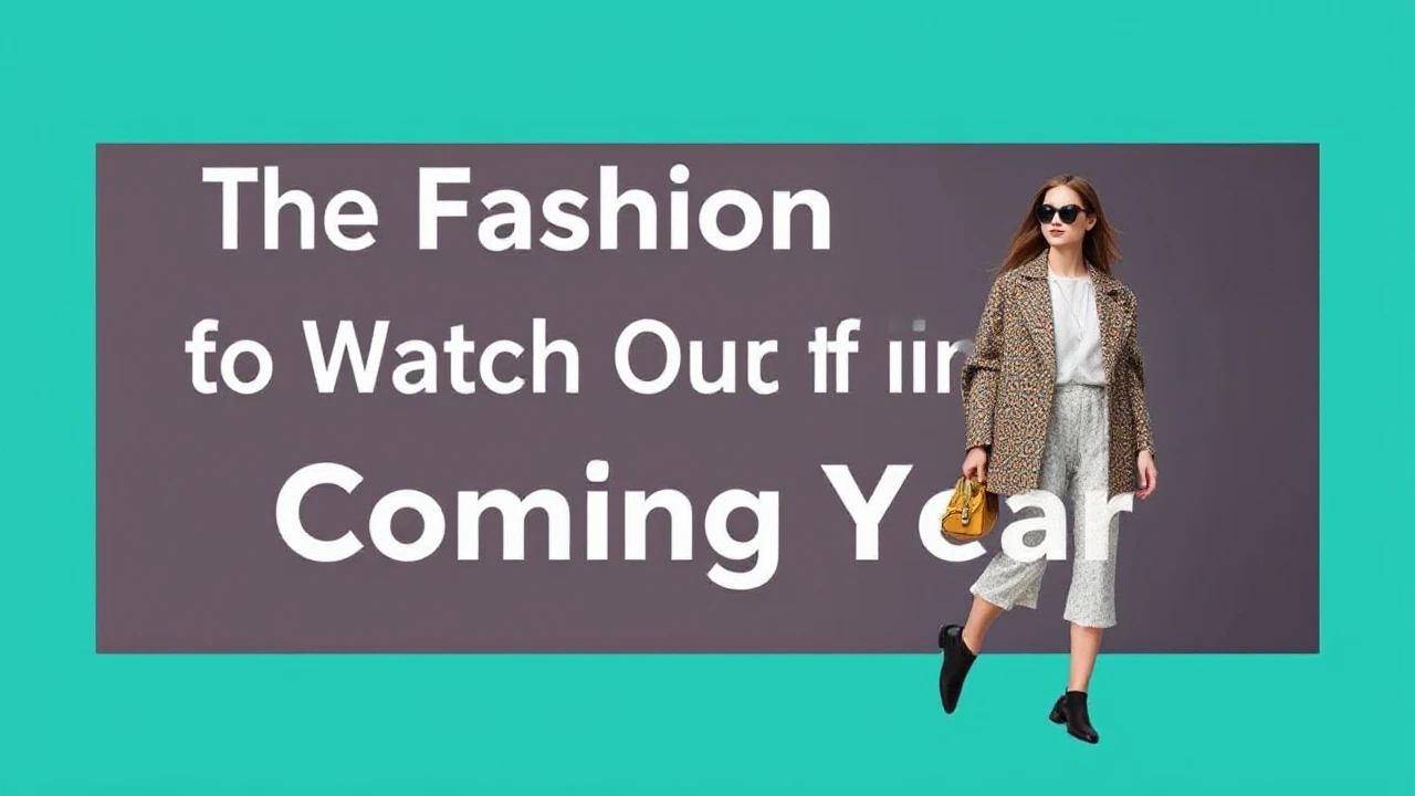 The Fashion Trends to Watch Out for in the Coming Year