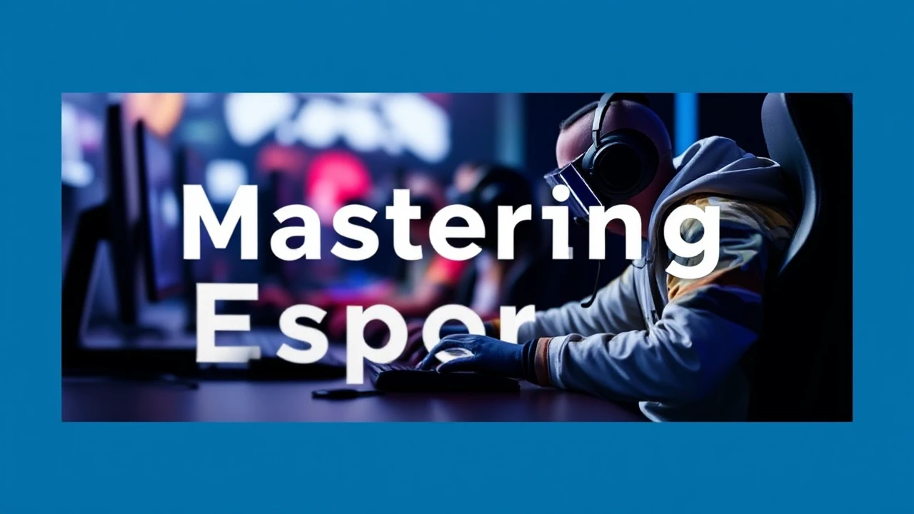 Mastering Esports: An Amateur's Guide to Ruling the Game