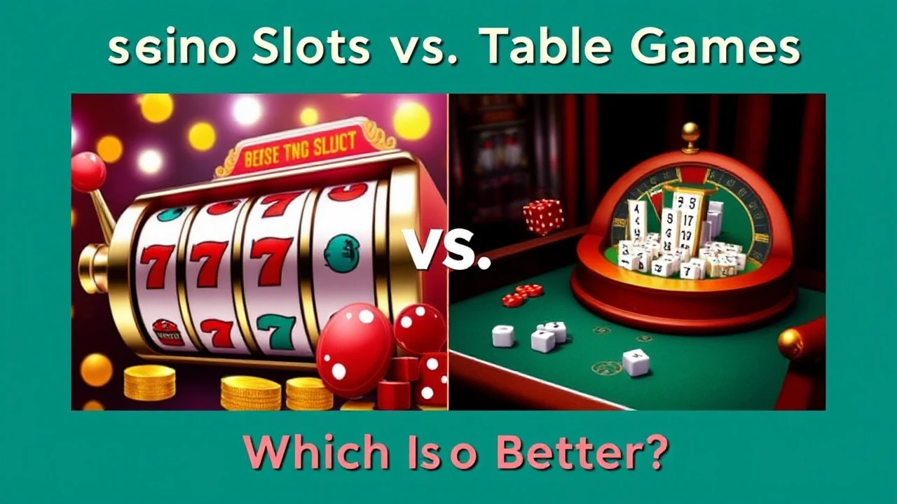 Casino Slots vs. Table Games: Which is Better?