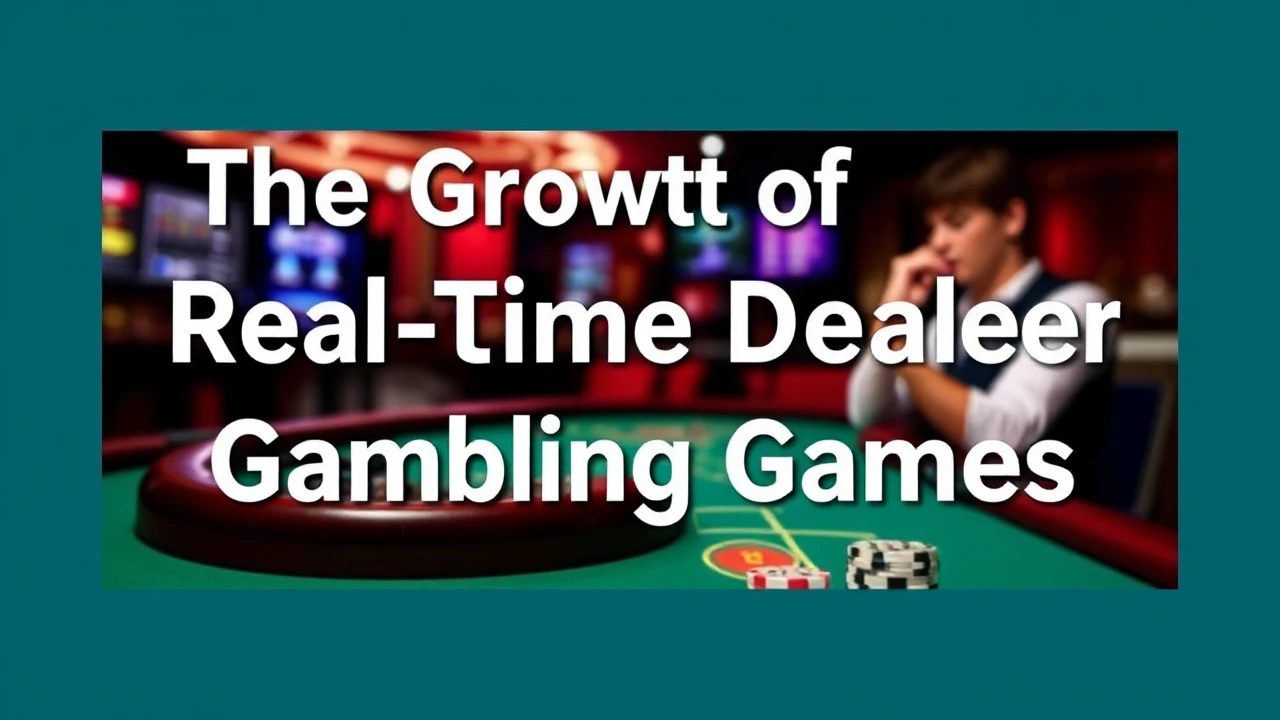 The Growth of Real-time Dealer Gambling Games