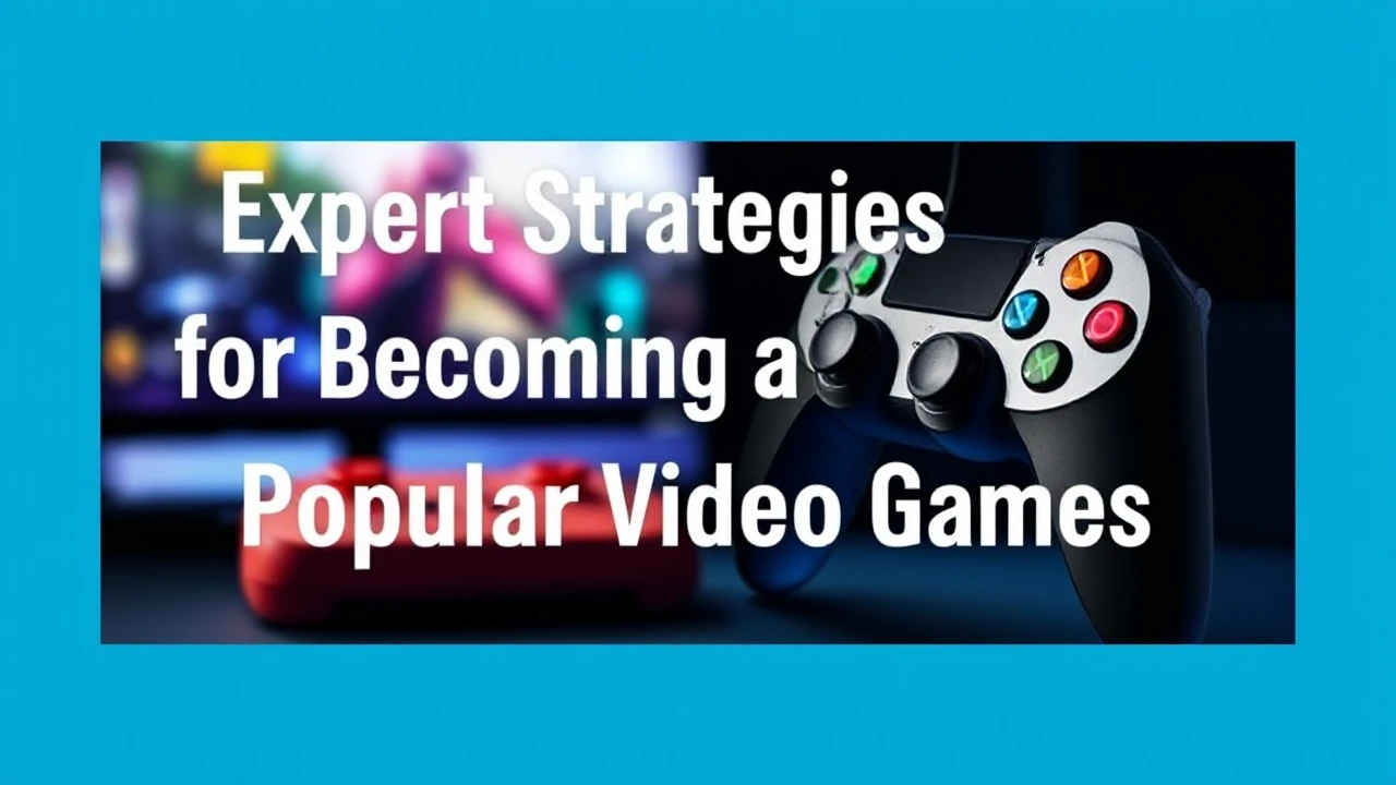 Expert Strategies for Becoming a Pro in Popular Video Games