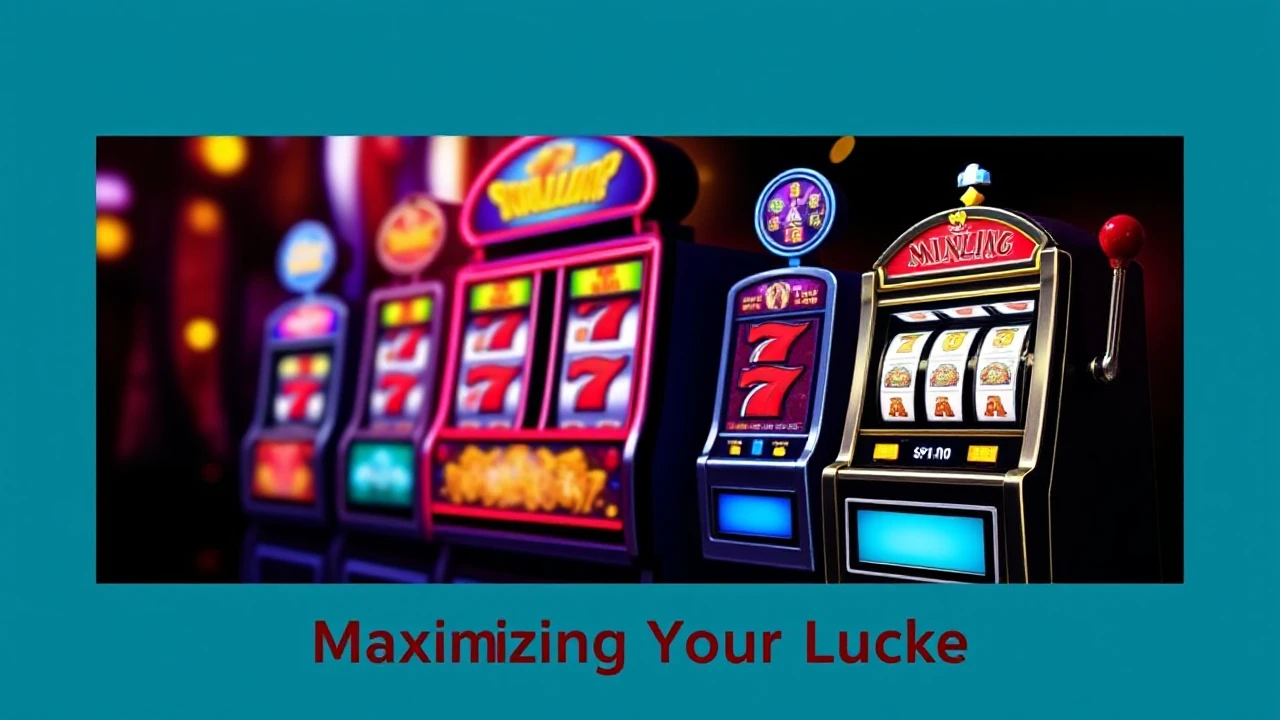 Maximizing Your Luck: Strategies for Scoring Big at Slot Machines