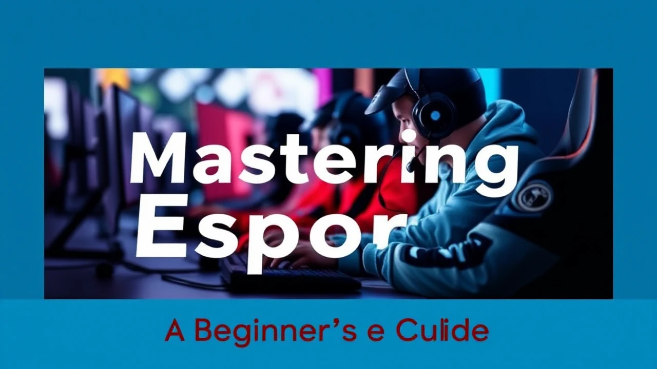 Mastering Esports: A Beginner's Guide to Competitive Gaming