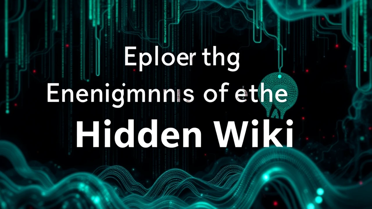 Exploring the Enigmatic Depths of the Hidden Wiki