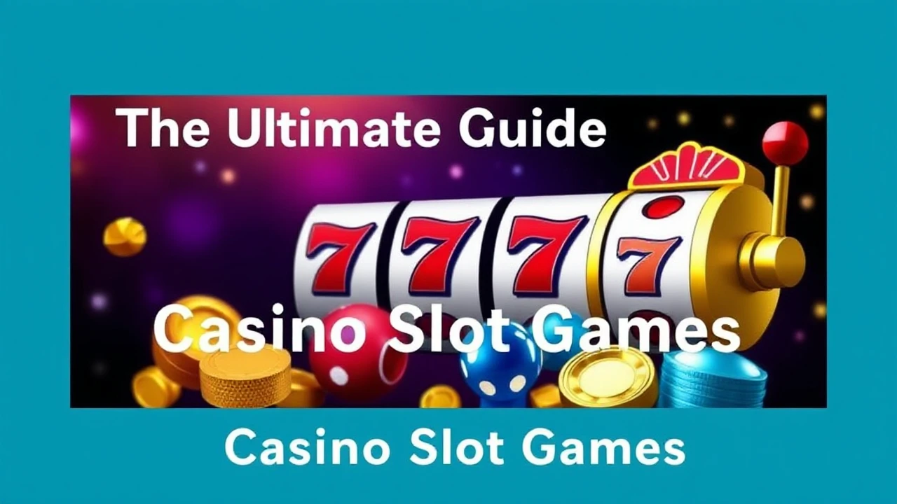 The Ultimate Guide to Casino Slot Games: Strategies for Success