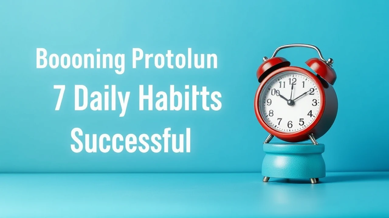 Boosting Productivity: 7 Daily Habits of Successful Individuals
