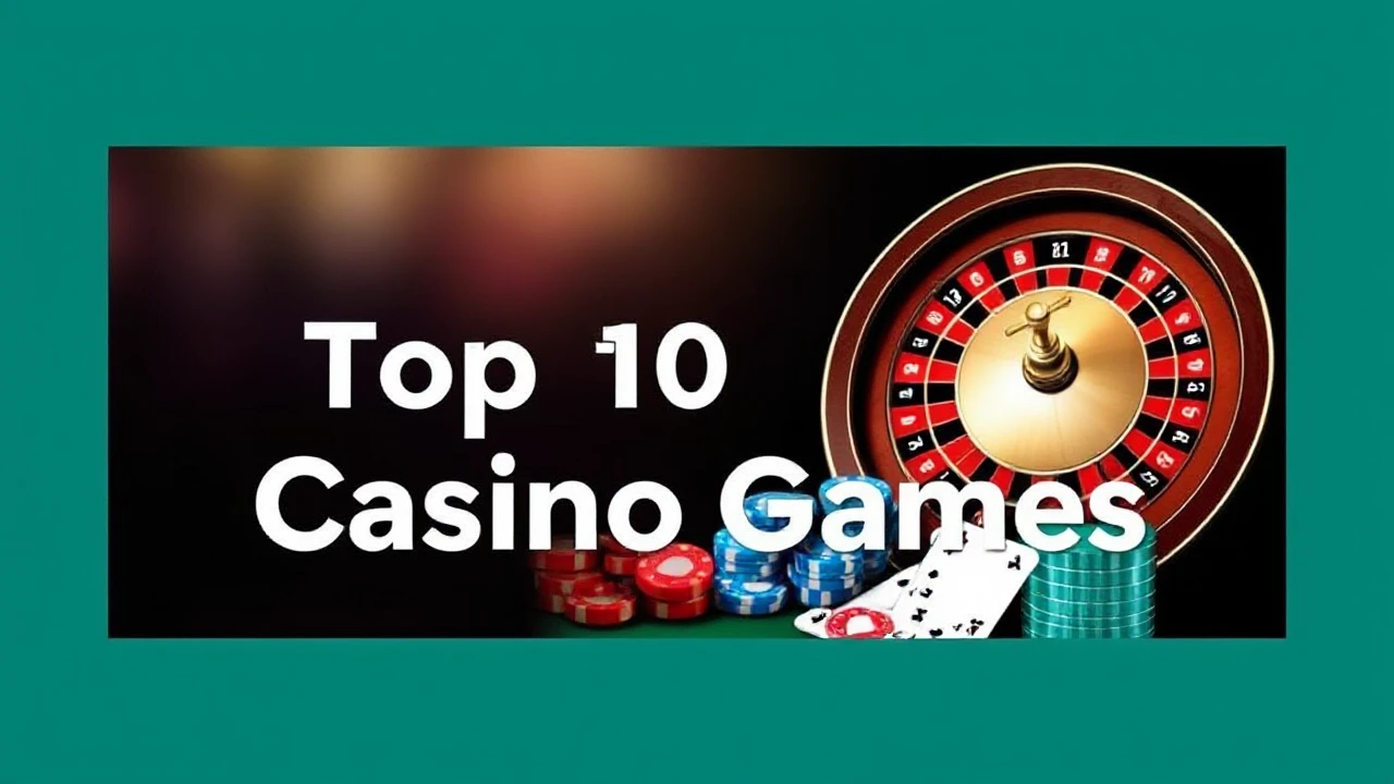 The Ultimate Guide of Top 10 Casino Games You Should Try Today