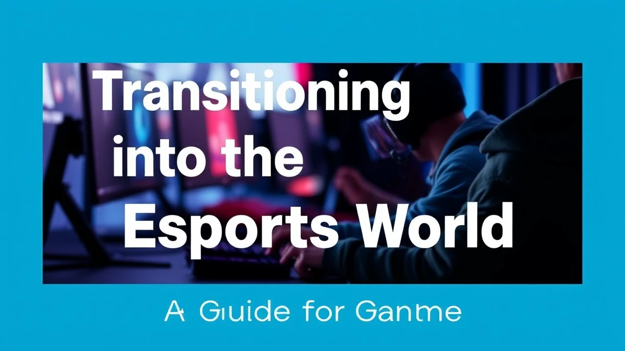 Transitioning into the Esports World: A Guide for Gamers