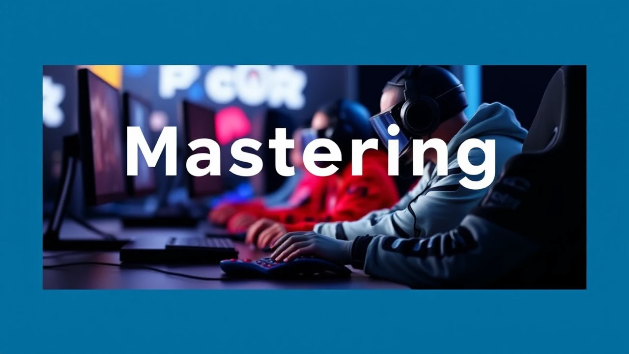 Mastering Esports: An Amateur's Guide to Professional Gaming