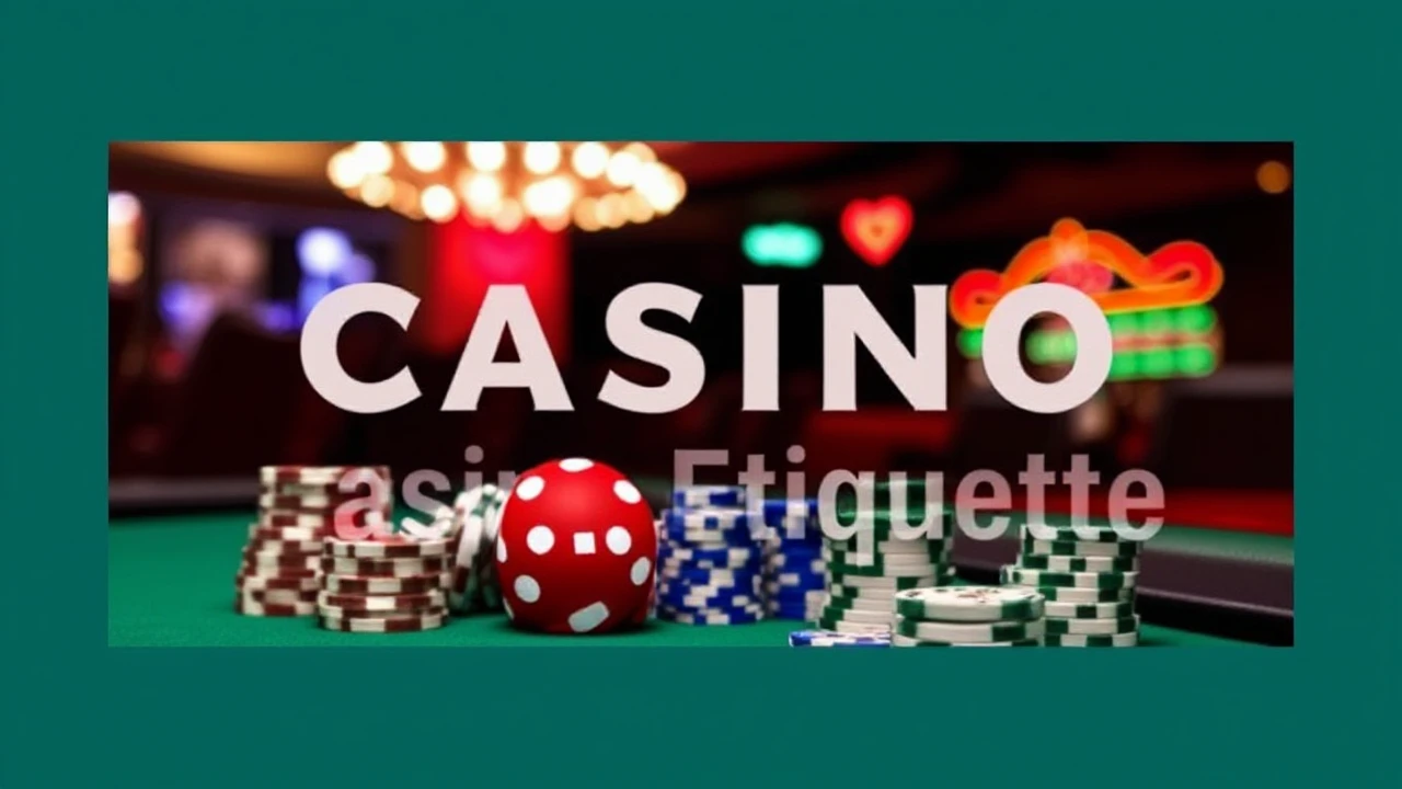 A Beginner's Guide to Casino Etiquette: Dos and Don'ts for a Smooth Experience