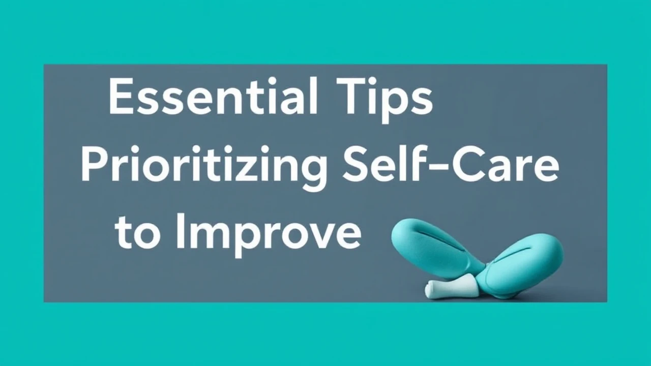 Essential Tips for Prioritizing Self-Care to Improve Better Health