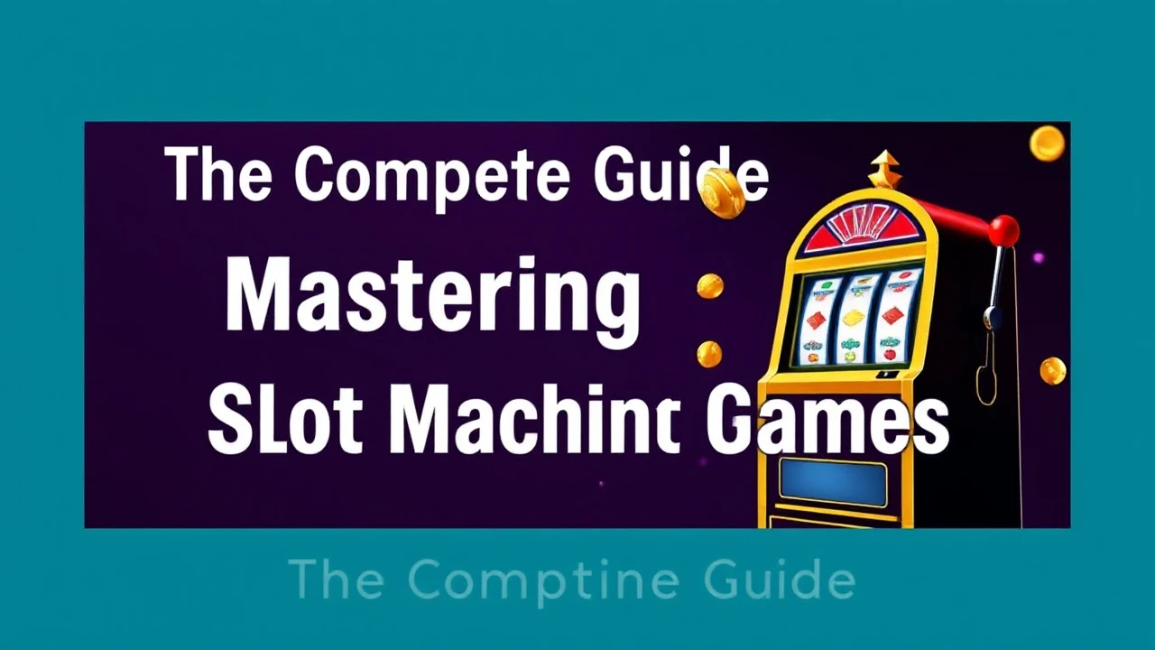 The Complete Guide to Mastering Slot Machine Games