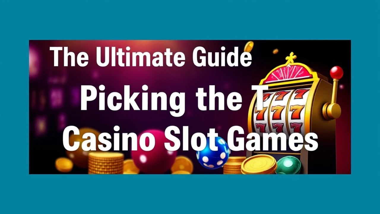 The Ultimate Guide to Picking the Top Casino Slot Games