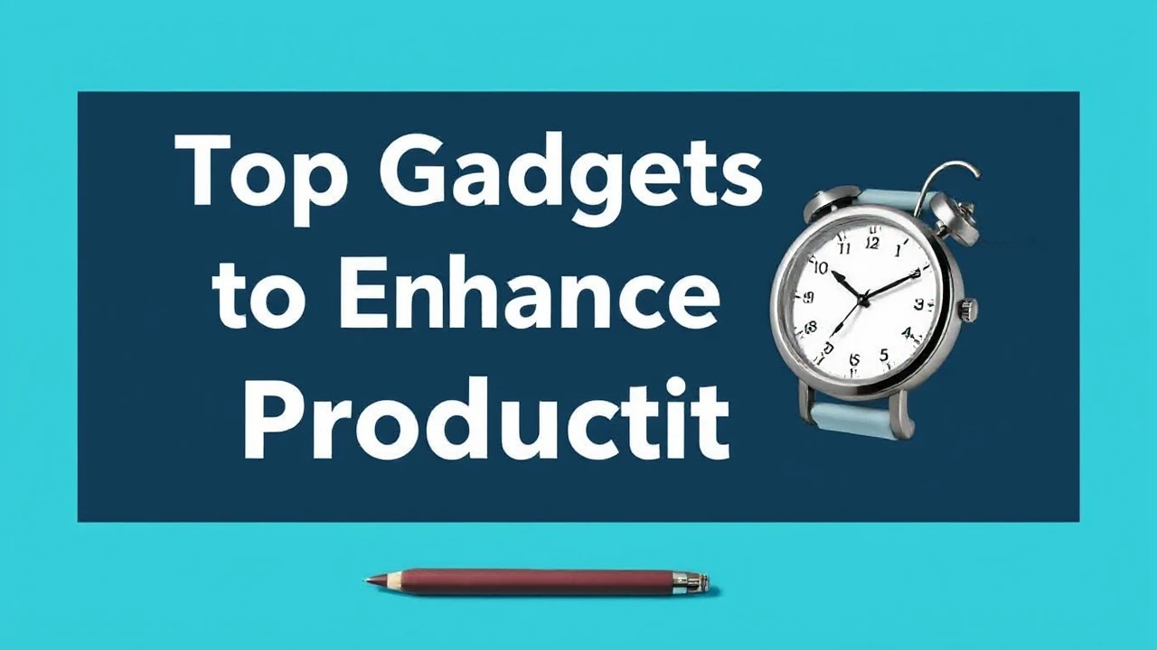 Top Gadgets to Enhance Your Productivity