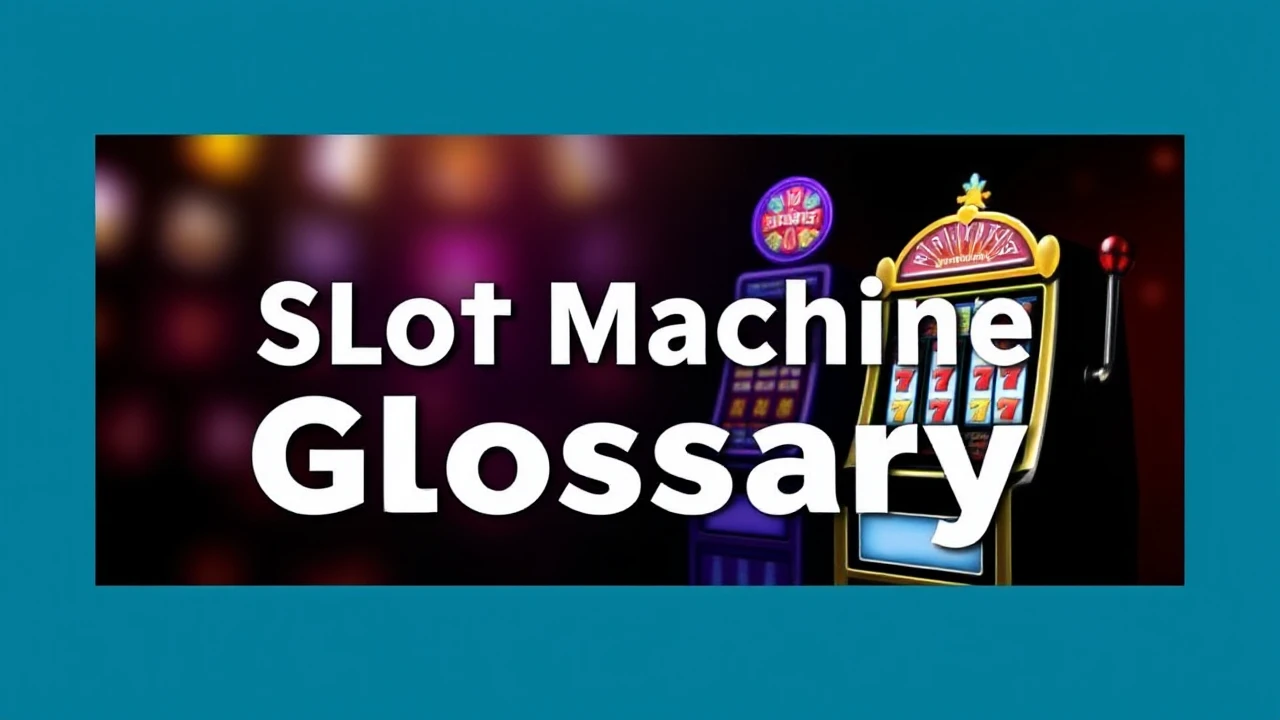 Your Go-To Gaming Slot Machine Glossary for Players