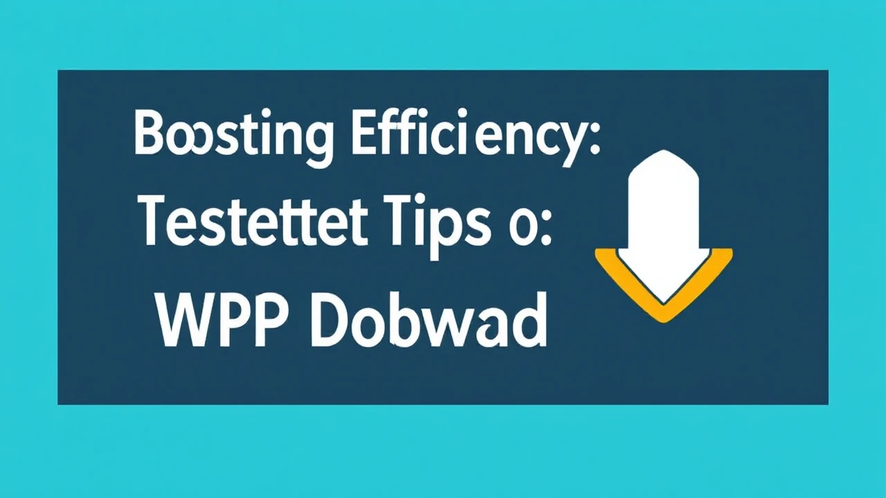 Boosting Efficiency: Tested Tips for Accelerating WPS Downloads