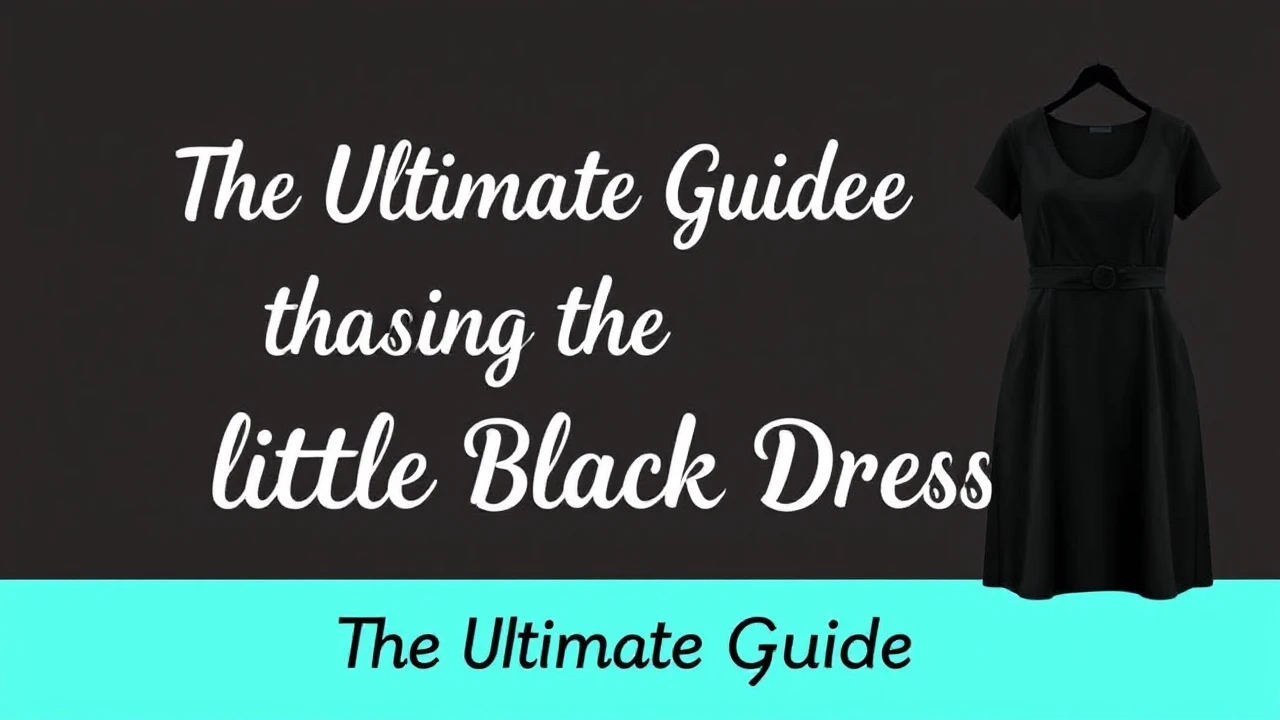 The Ultimate Guide of Choosing the Ultimate Little Black Dress