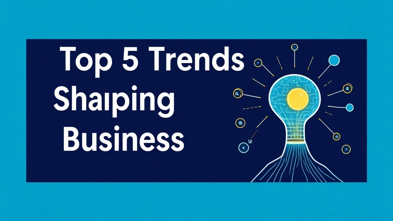 Delving into the Top 5 Trends Shaping the Future of Business Innovation