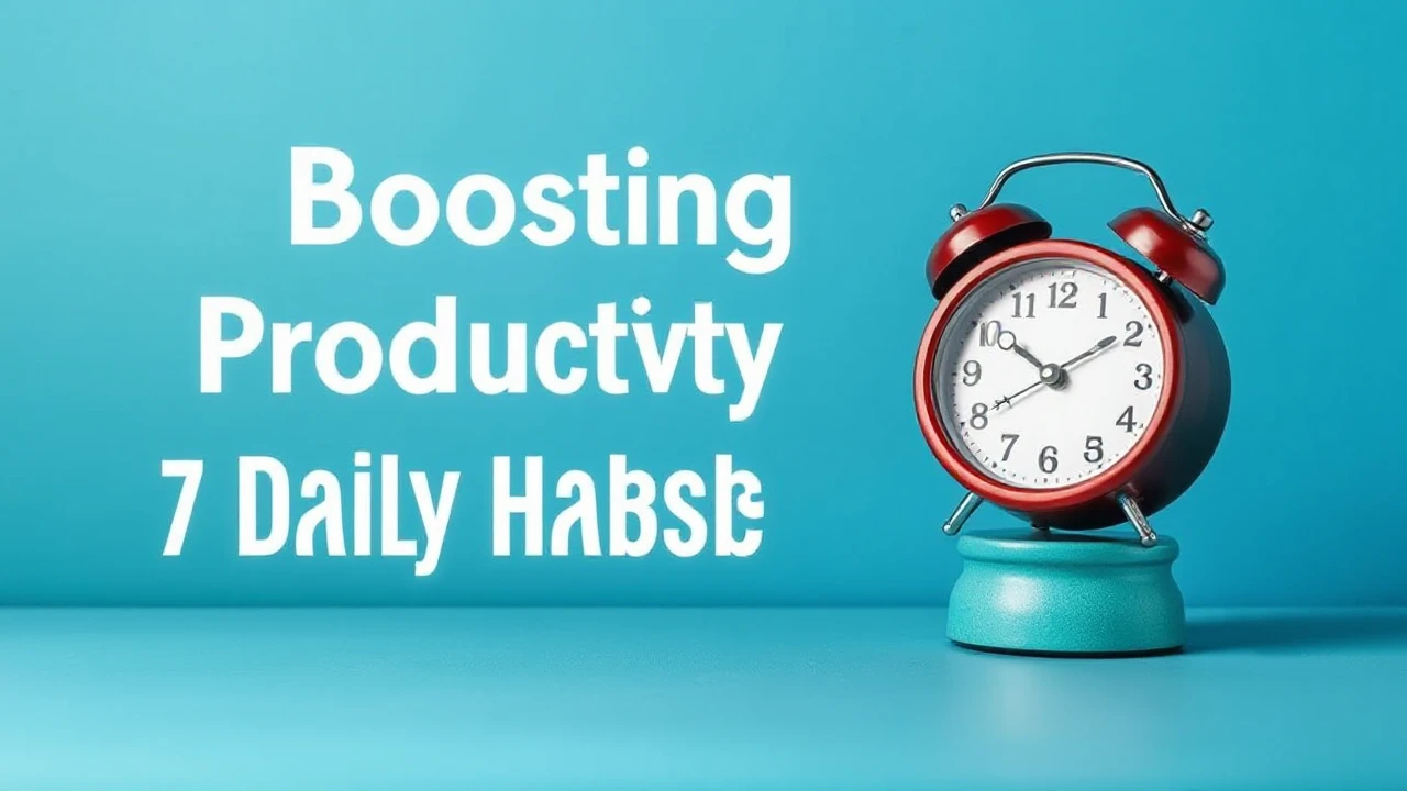 Boosting Productivity: 7 Daily Habits of Triumphant Folks