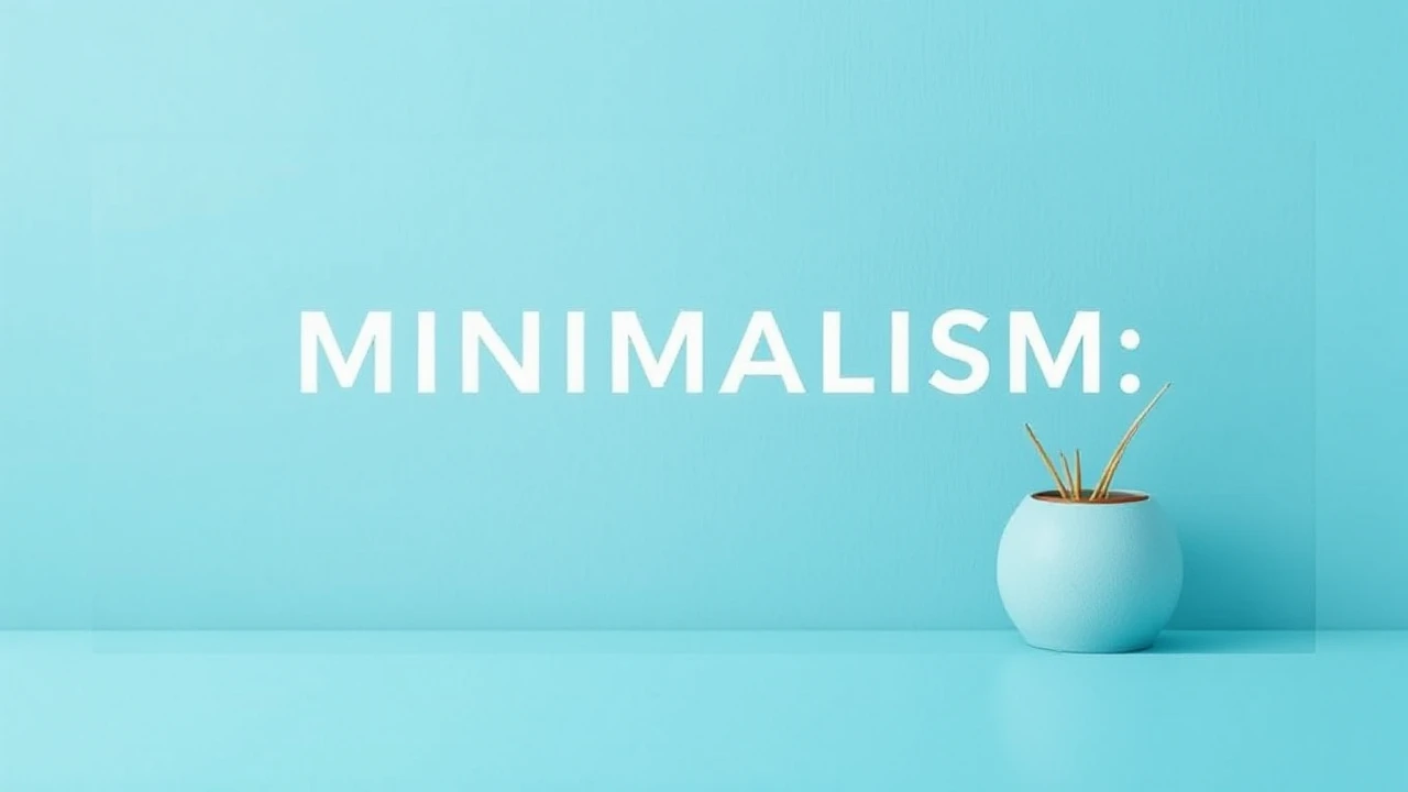 Welcoming Minimalism: A Key to Streamlining Your Lifestyle