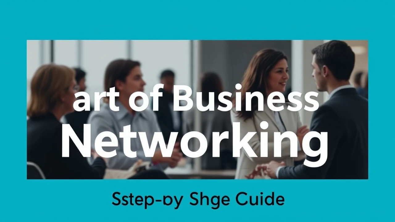 Perfecting the Art of Business Networking: A Step-by-Step Guide