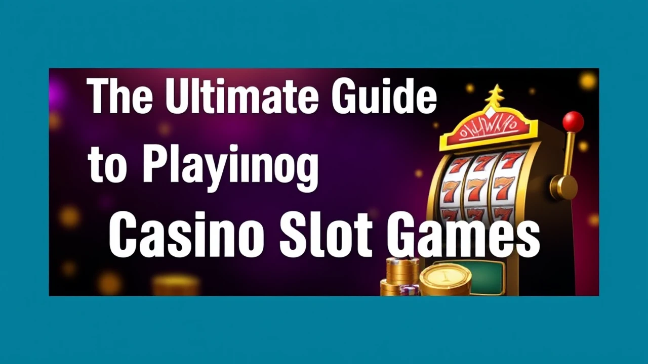 The Ultimate Guide to Playing Casino Slot Games