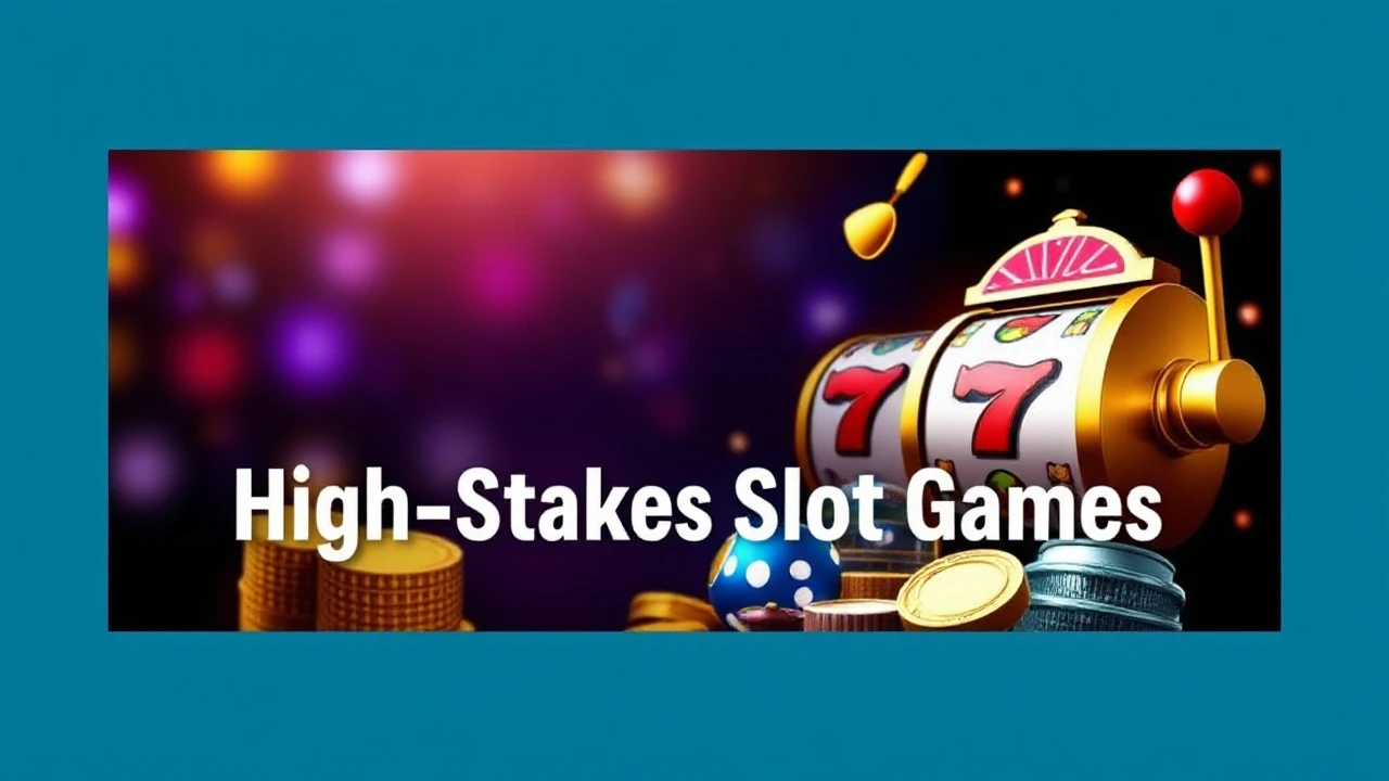 Enjoying the Thrill of High-Stakes Slot Games