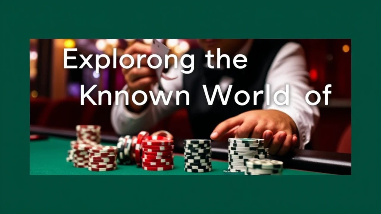 Exploring the Unknown World of a Casino Dealer
